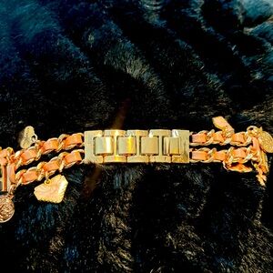 Cute Rose Gold with Charms Apple Watch Band